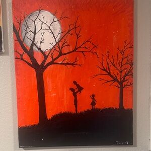 Sunset Silhouette Art Print